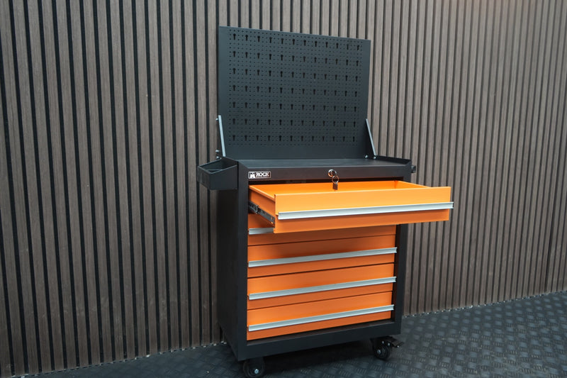 Load image into Gallery viewer, Rock RT-083 24" Steel tool chest with 4 drawers and backboard