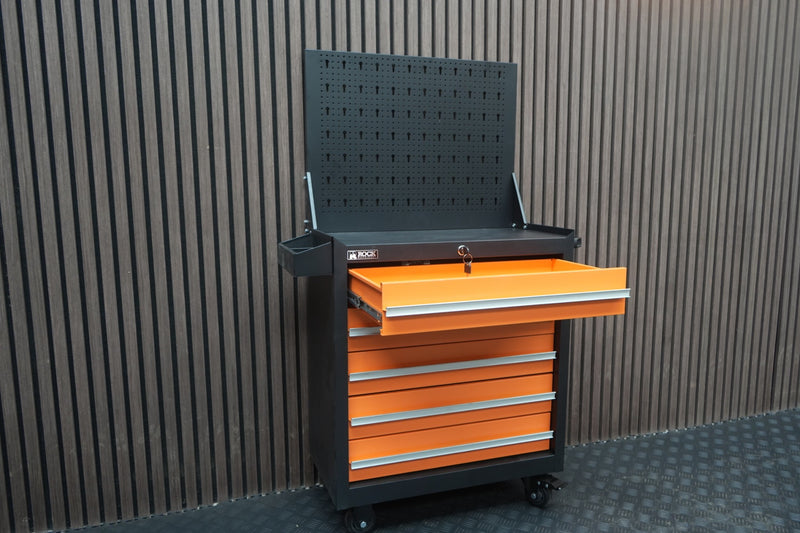 Load image into Gallery viewer, Rock RT-083 24" Steel tool chest with 4 drawers and backboard