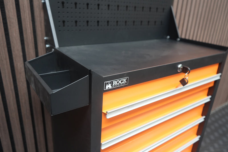 Load image into Gallery viewer, Rock RT-083 24" Steel tool chest with 4 drawers and backboard