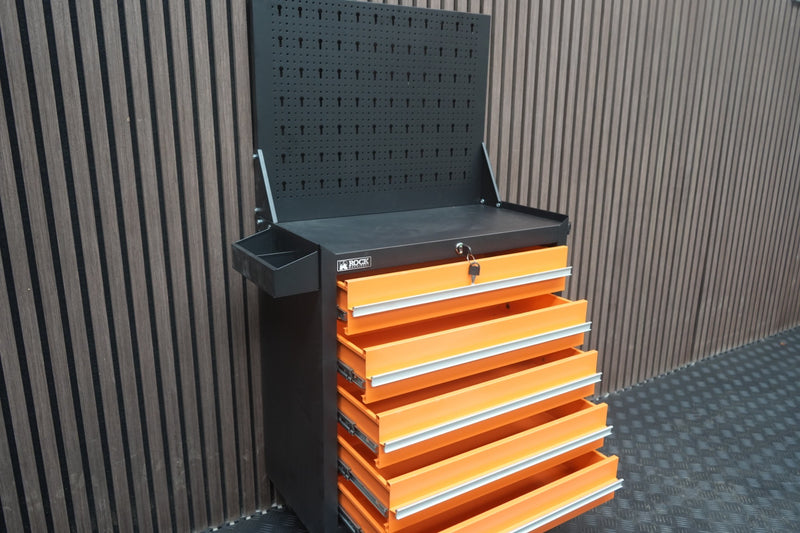 Load image into Gallery viewer, Rock RT-083 24" Steel tool chest with 4 drawers and backboard