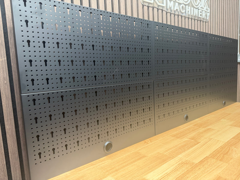 Load image into Gallery viewer, Rock RT-066 Steel 72" Wooden benchtop tool chest with backboard