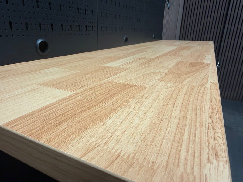 Load image into Gallery viewer, Rock RT-066 Steel 72" Wooden benchtop tool chest with backboard