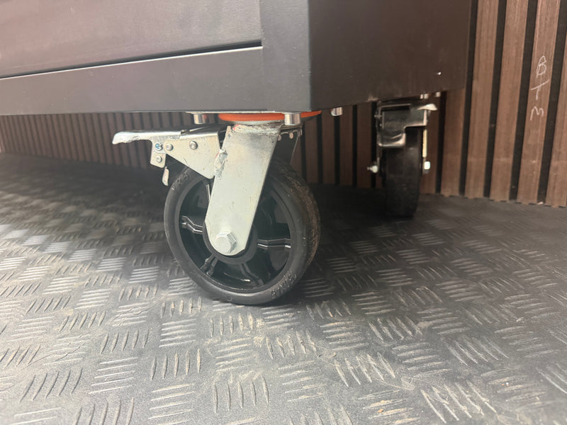 Load image into Gallery viewer, Rock RT-066 Steel 72" Wooden benchtop tool chest with backboard