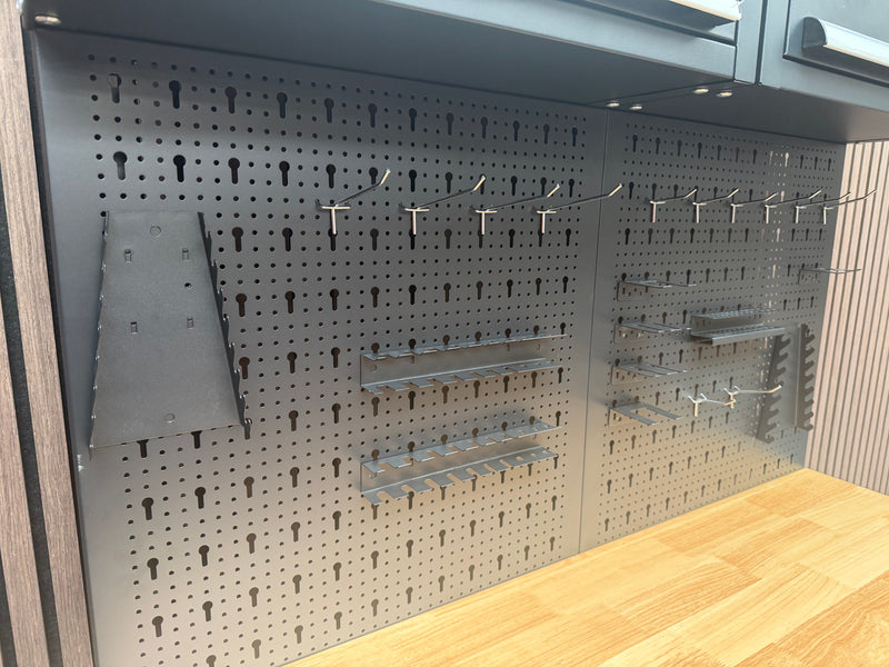 Load image into Gallery viewer, Rock RT-063 47" Steel wooden toped tool chest with draws and cabinets