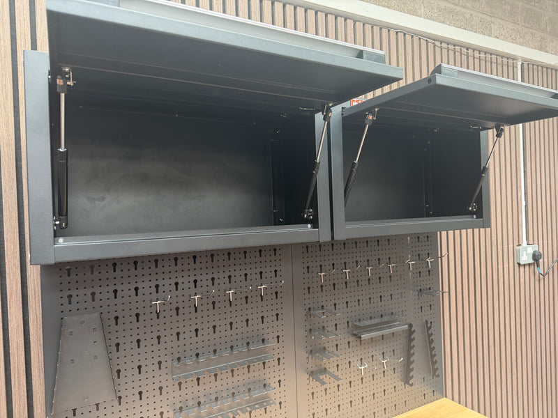 Load image into Gallery viewer, Rock RT-063 47" Steel wooden toped tool chest with draws and cabinets