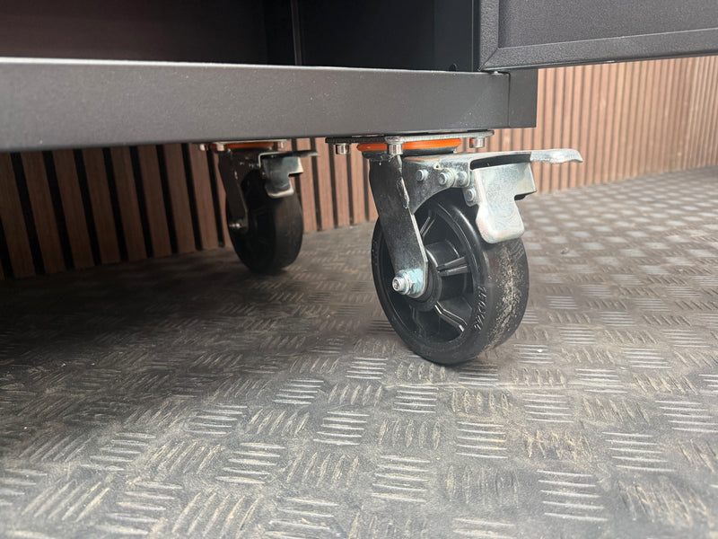 Load image into Gallery viewer, Rock RT-063 47" Steel wooden toped tool chest with draws and cabinets