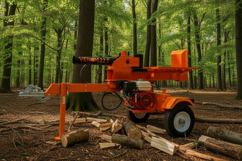 Load image into Gallery viewer, 22ton Venom Log Splitter With Table
