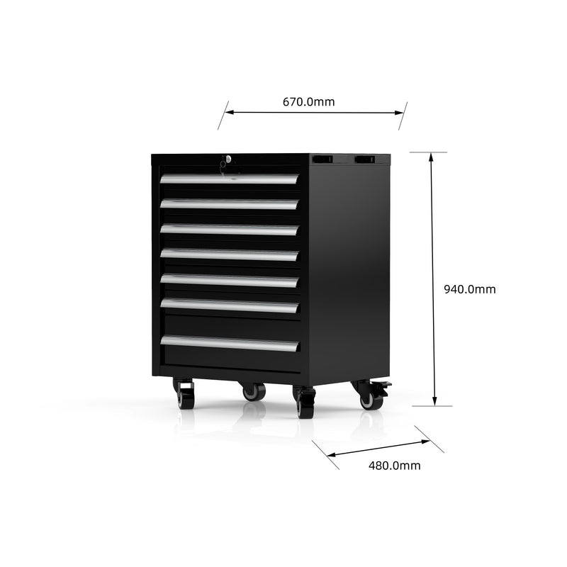 Load image into Gallery viewer, Rock RT-013 26" Steel Tool chest with 7 drawers