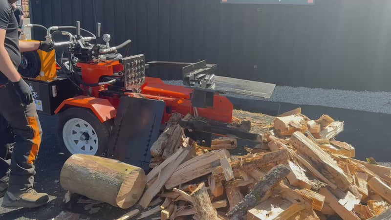 Load and play video in Gallery viewer, 37-Ton Box Wedge Log Splitter