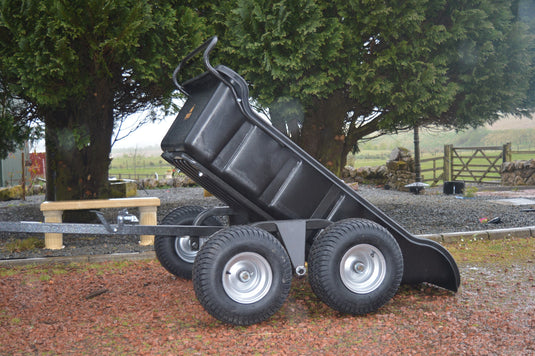 ATV 4 Wheel Tipping Trailer 1500lb