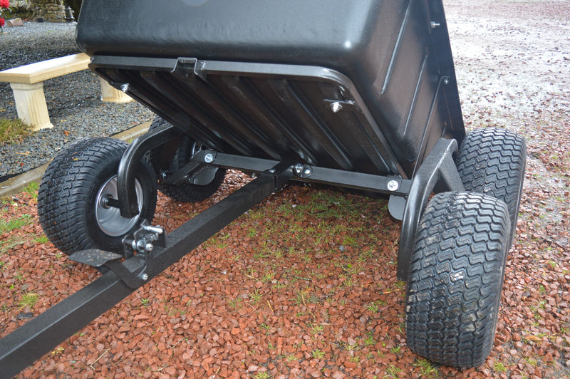 Load image into Gallery viewer, ATV 4 Wheel Tipping Trailer 1500lb
