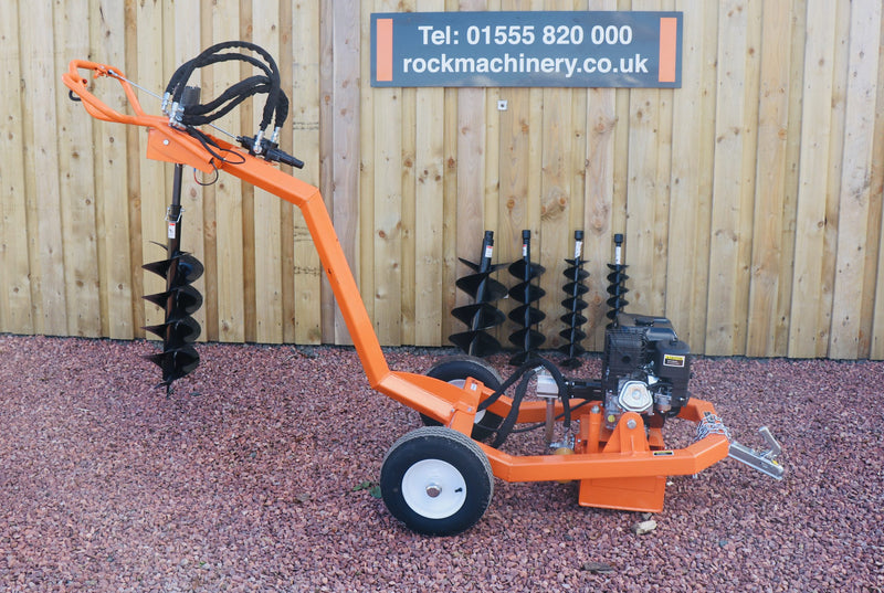 Load image into Gallery viewer, Towable Hole Borer with 5 Earth Augers