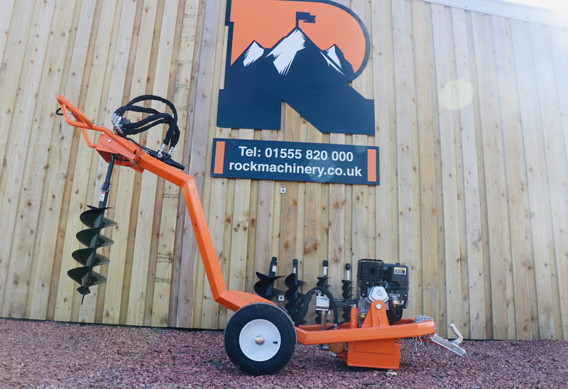 Load image into Gallery viewer, Towable Hole Borer with 5 Earth Augers