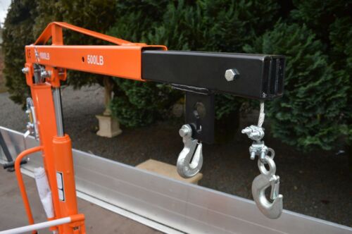 Load image into Gallery viewer, 1000lb Swivel Lifting Crane with Winch
