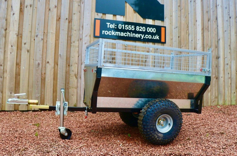 Load image into Gallery viewer, ATT-500 Galvanised ATV tipping trailer - Discounted
